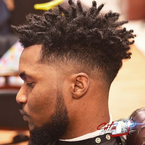 shadow fade Dreads with Fade